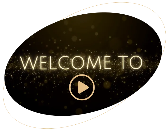 Welcome To Play Button Circle